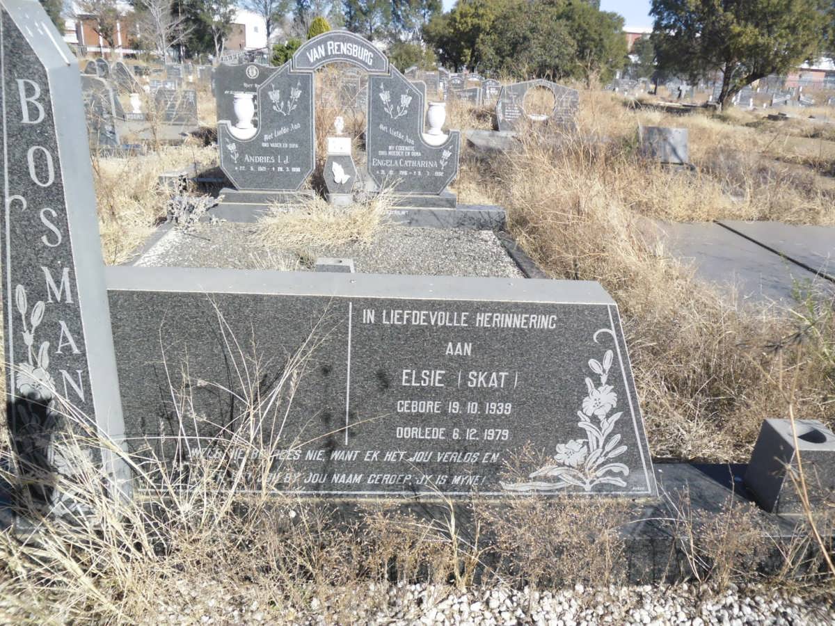 BOSMAN Elsie 1938-1979