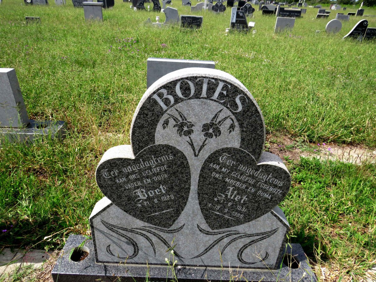 BOTES Boet 1929- & Alet 1931-1986