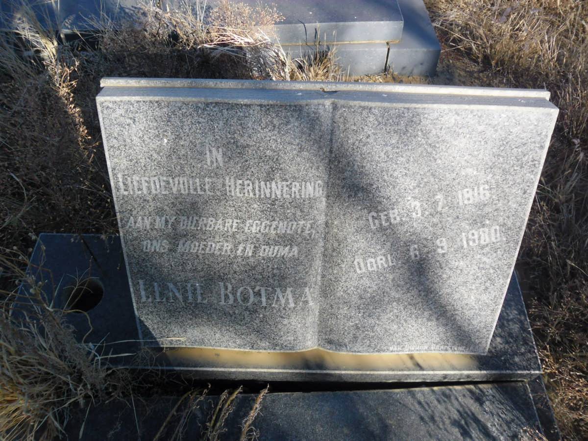 BOTMA Lenie 1916-1980
