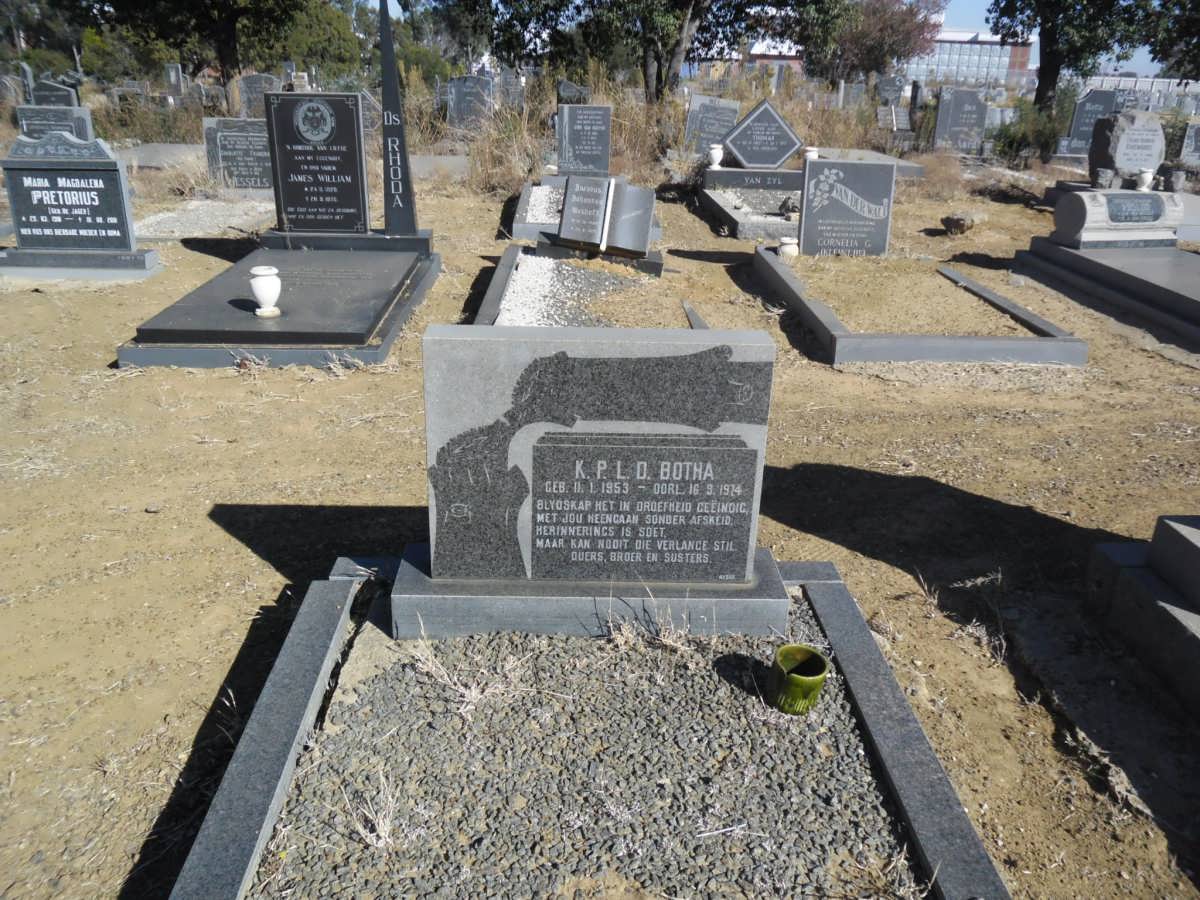 BOTHA K.P.L.D. 1953-1974