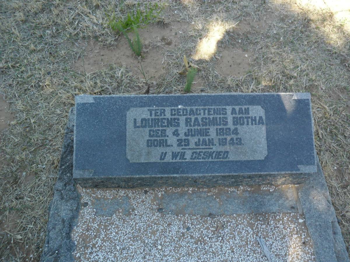 BOTHA Lourens Rasmus 1884-1943