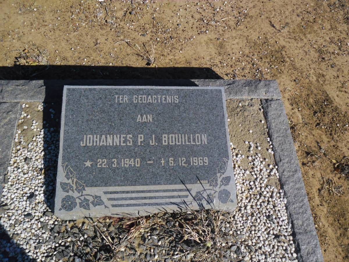 BOUILLON Johannes P.J. 1940-1969