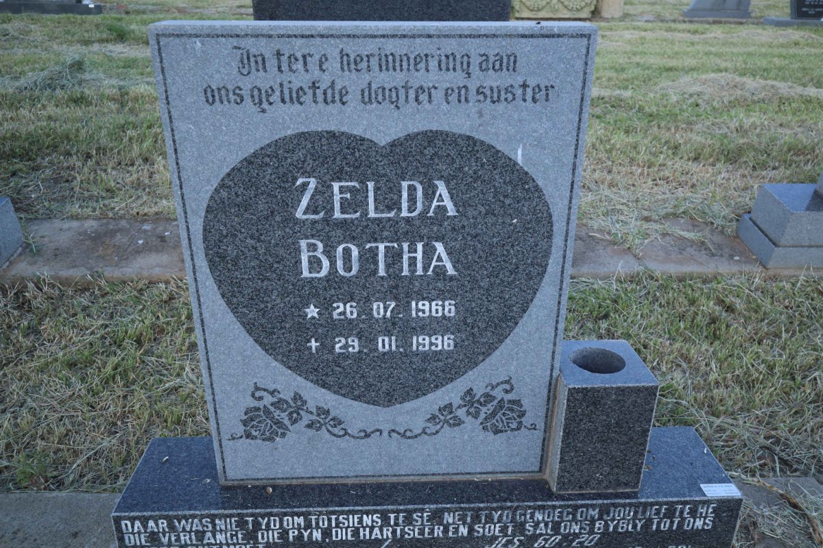BOTHA Zelda 1966-1996