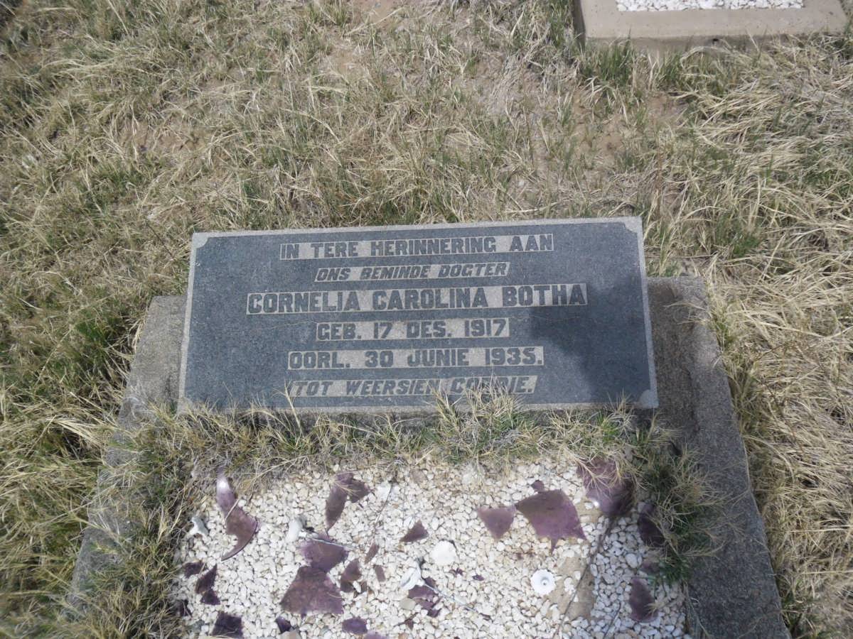 BOTHA Cornelia Carolina 1917-1935