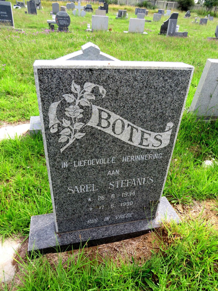BOTES Sarel Stefanus 1934-1990