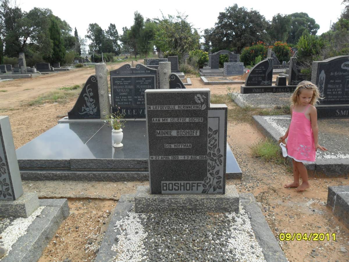 BOSHOFF Minnie nee HOFFMAN 1909-1964