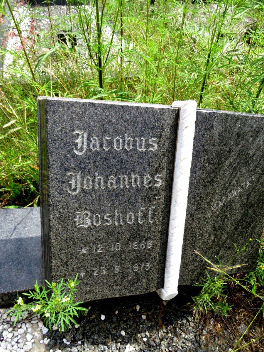 BOSHOFF Jacobus Johannes 1886-1975