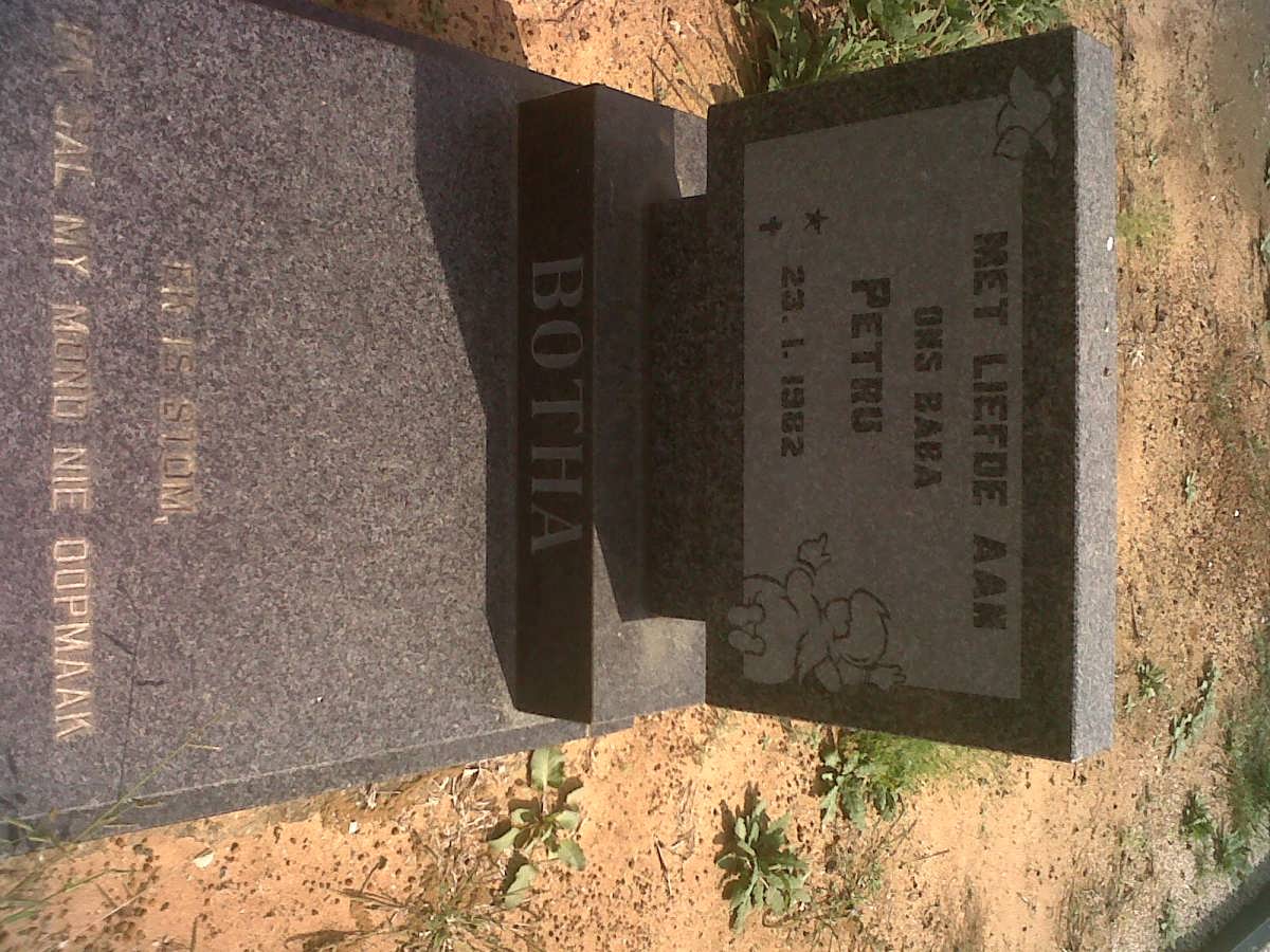 BOTHA Petru 1982-1982