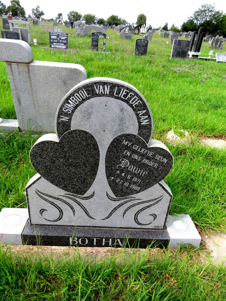 BOTHA Dawie 1971-1989
