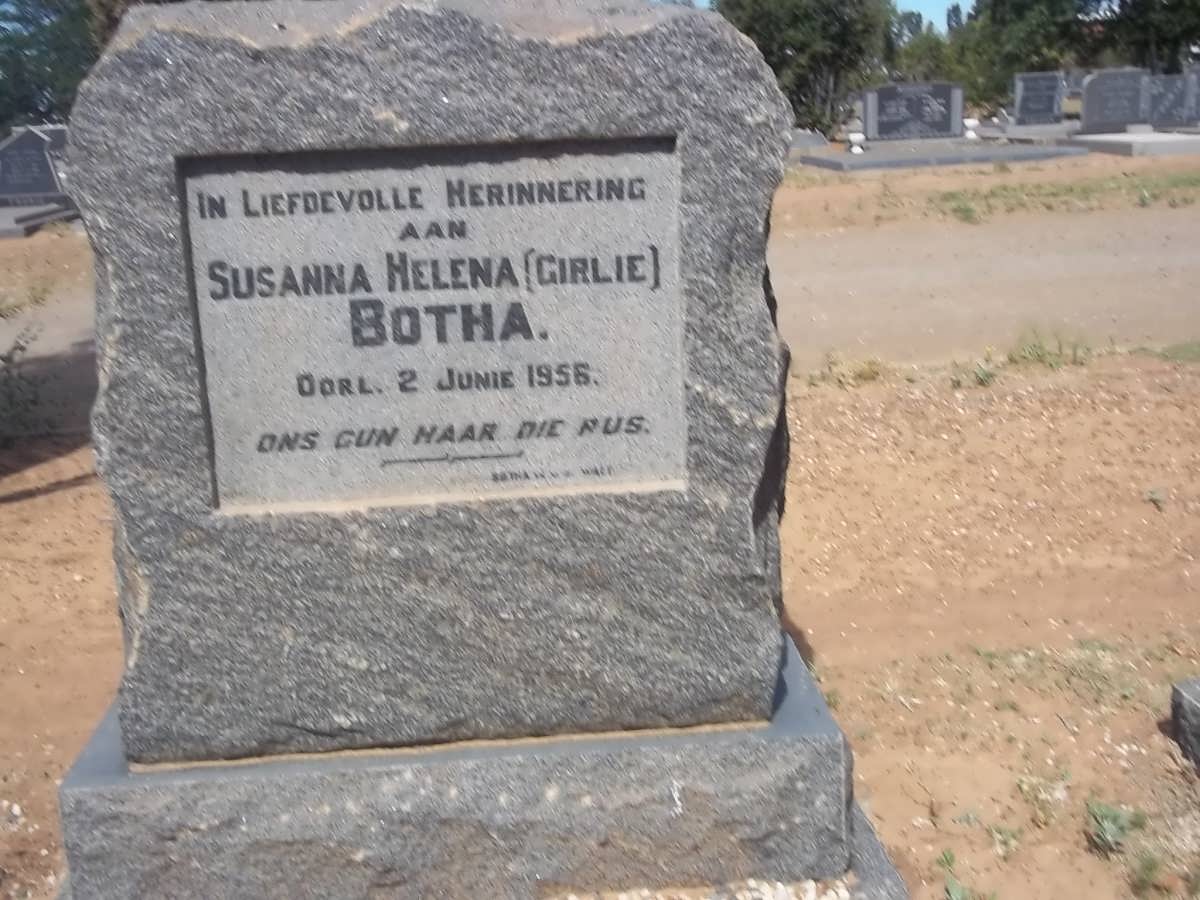 BOTHA Susanna Helena -1956