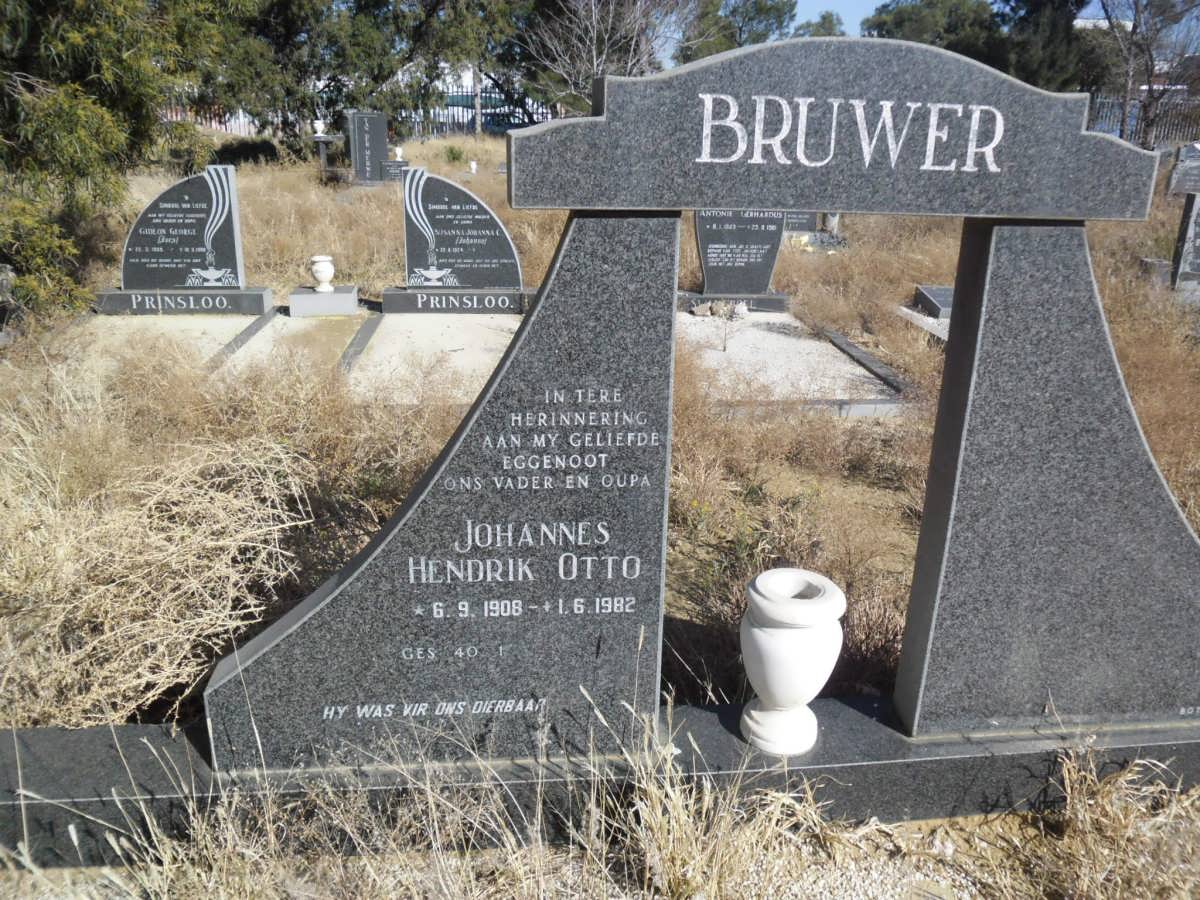 BRUWER Johannes Hendrik Otto 1908-1982