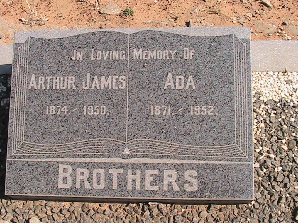 BROTHERS Arthur James 1874-1950 &amp; Ada 1871-1952