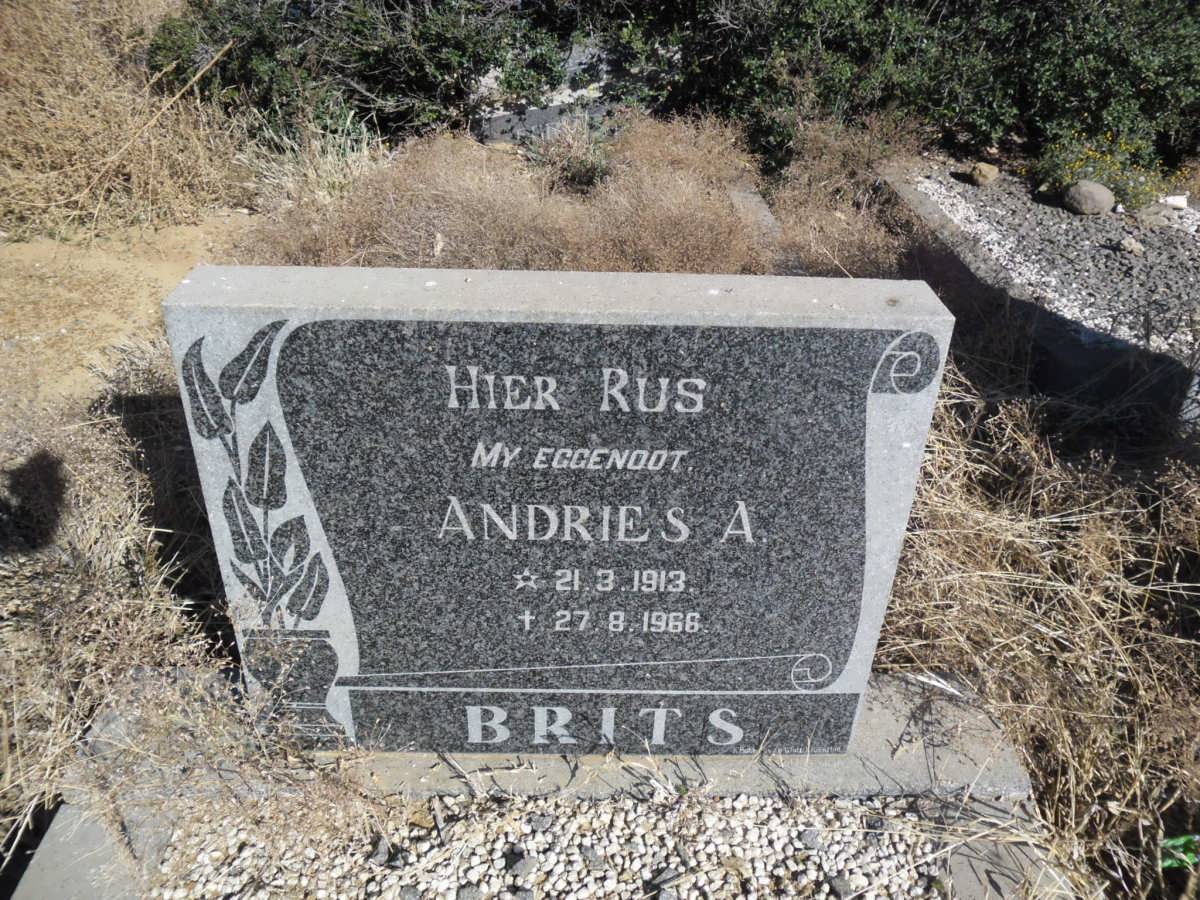 BRITS Andries A. 1913-1966