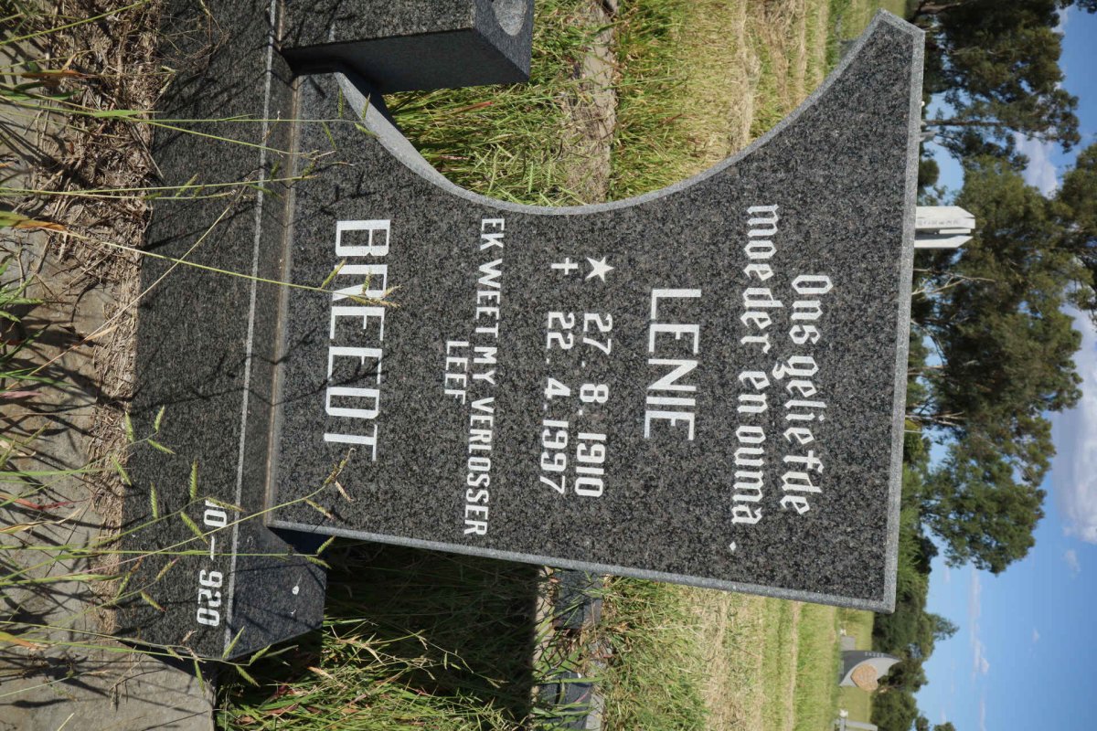 BREEDT Lenie 1910-1997