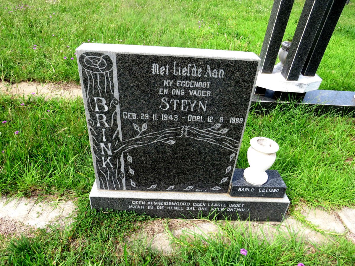 BRINK Steyn 1943-1989