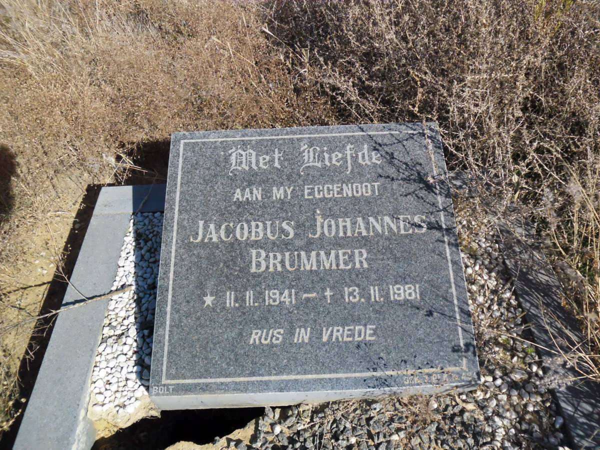 BRUMMER Jacobus Johannes 1941-1981