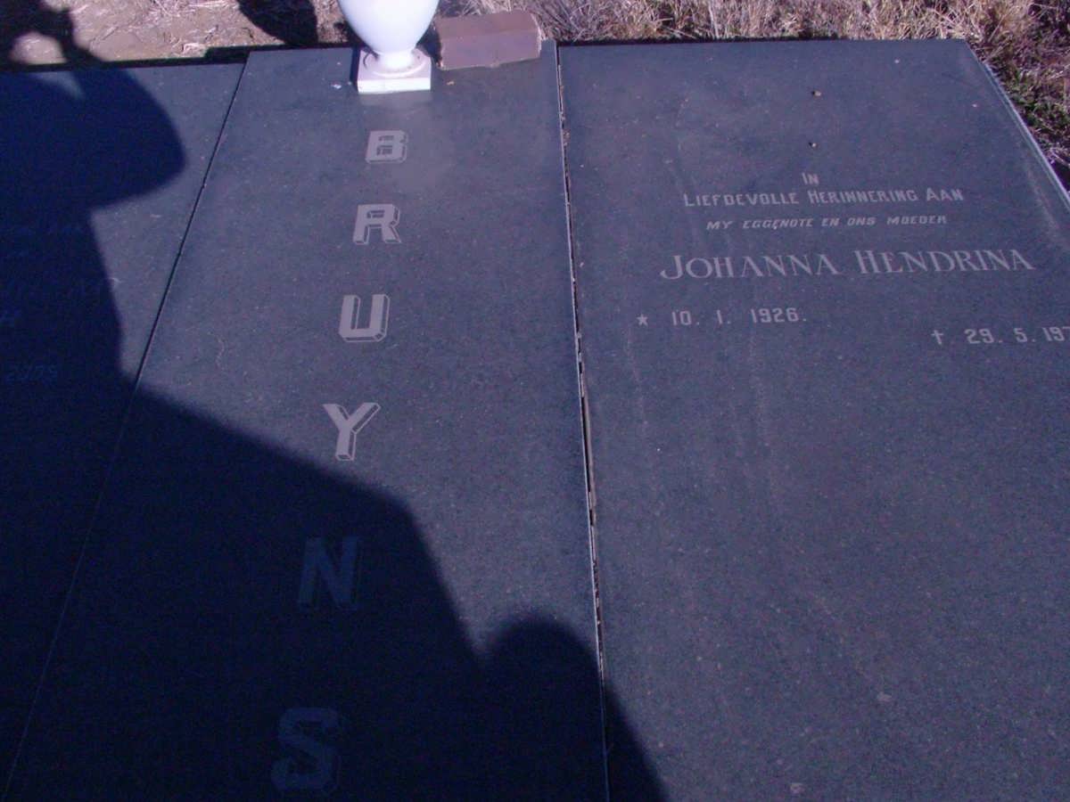 BRUYNS Johanna Hendrina 1926-197?