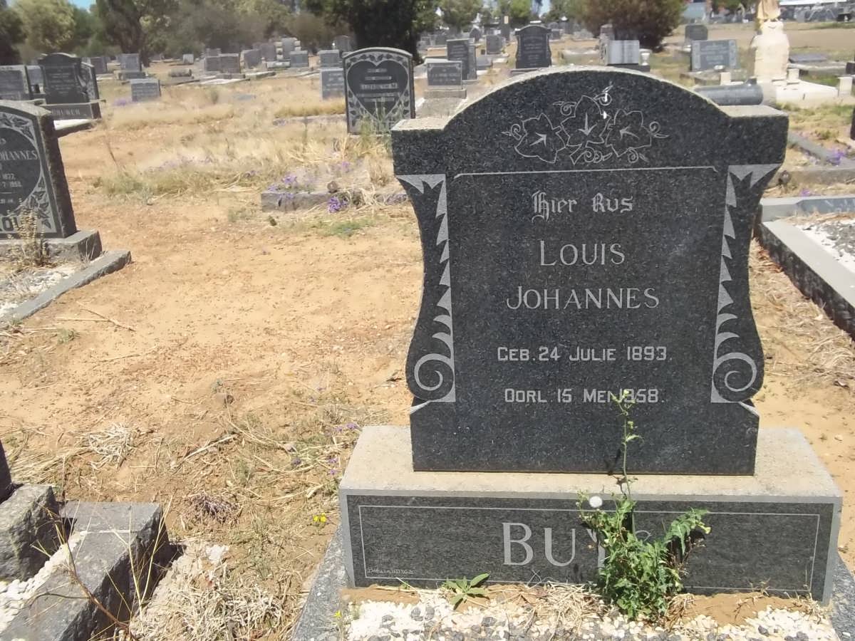 BUYS Louis Johanes 1893-1958