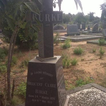 BURKE Millicent Clare 1895-1973