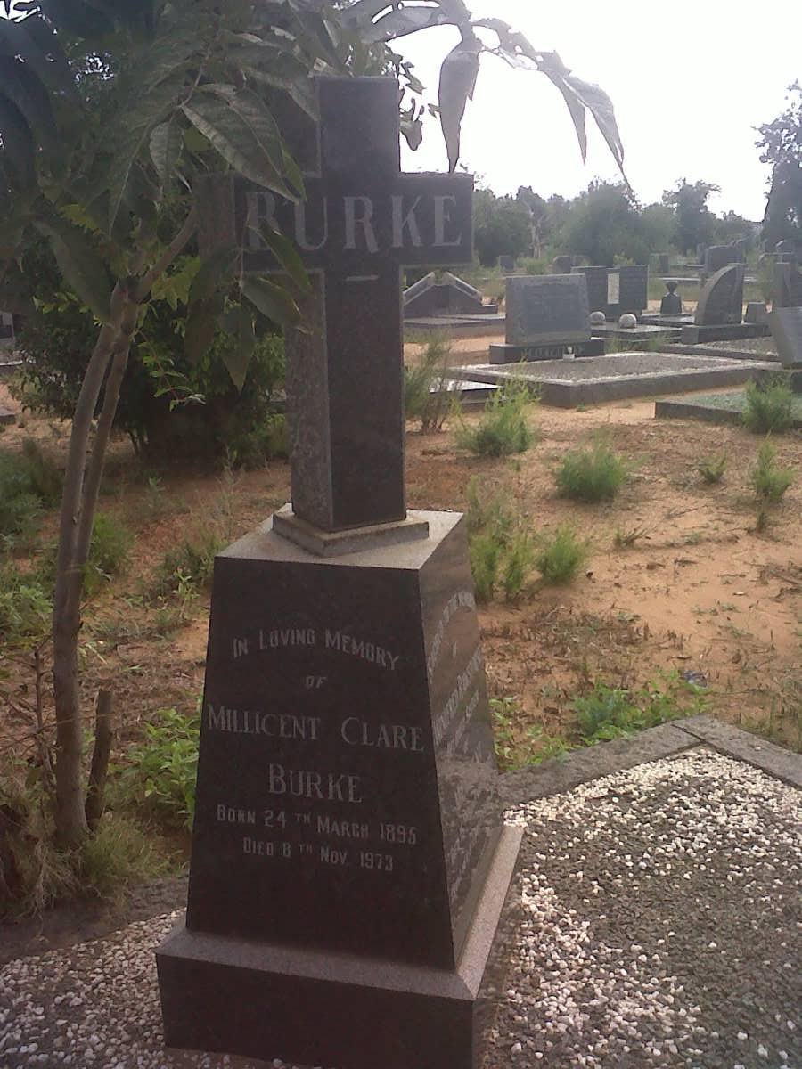 BURKE Millicent Clare 1895-1973