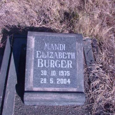 BURGER Mandi Elizabeth 1975-2004