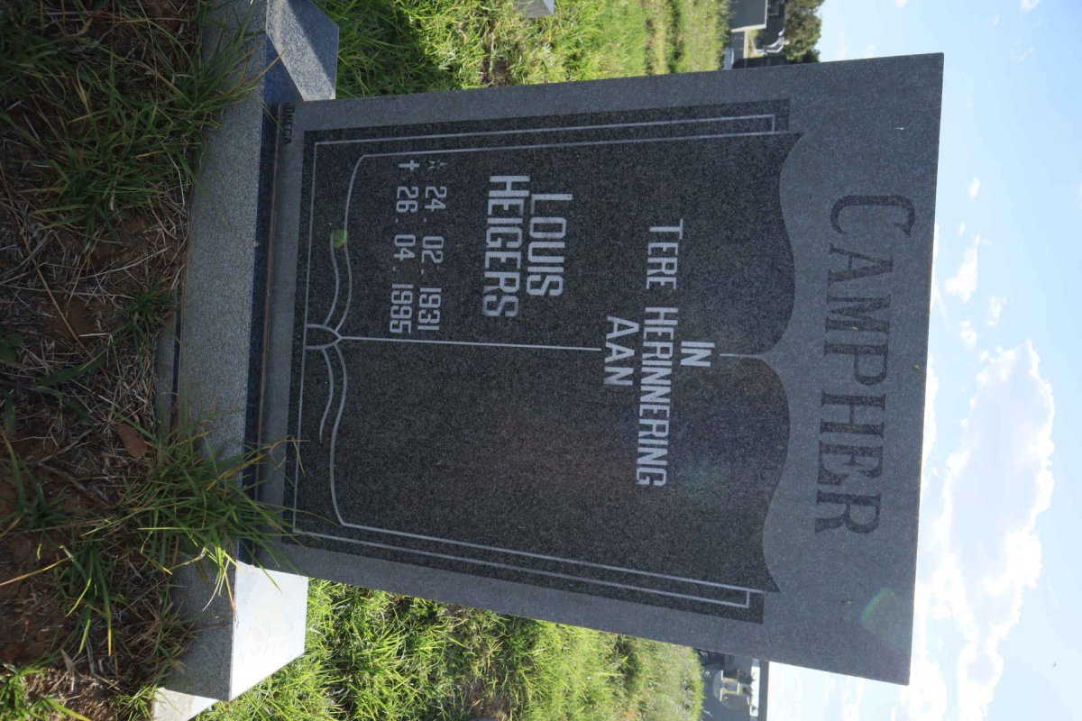 CAMPHER Louis Heigers 1931-1995