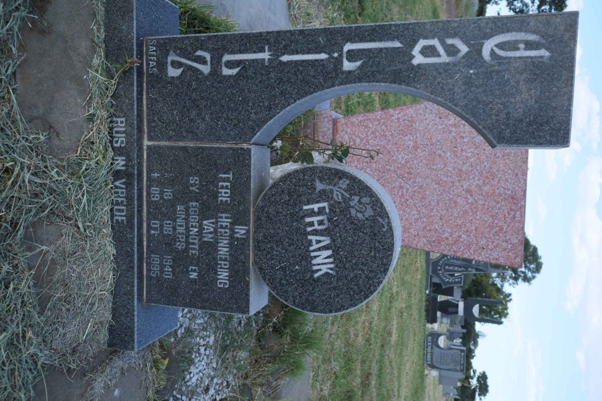 CALITZ Frank 1940-1995