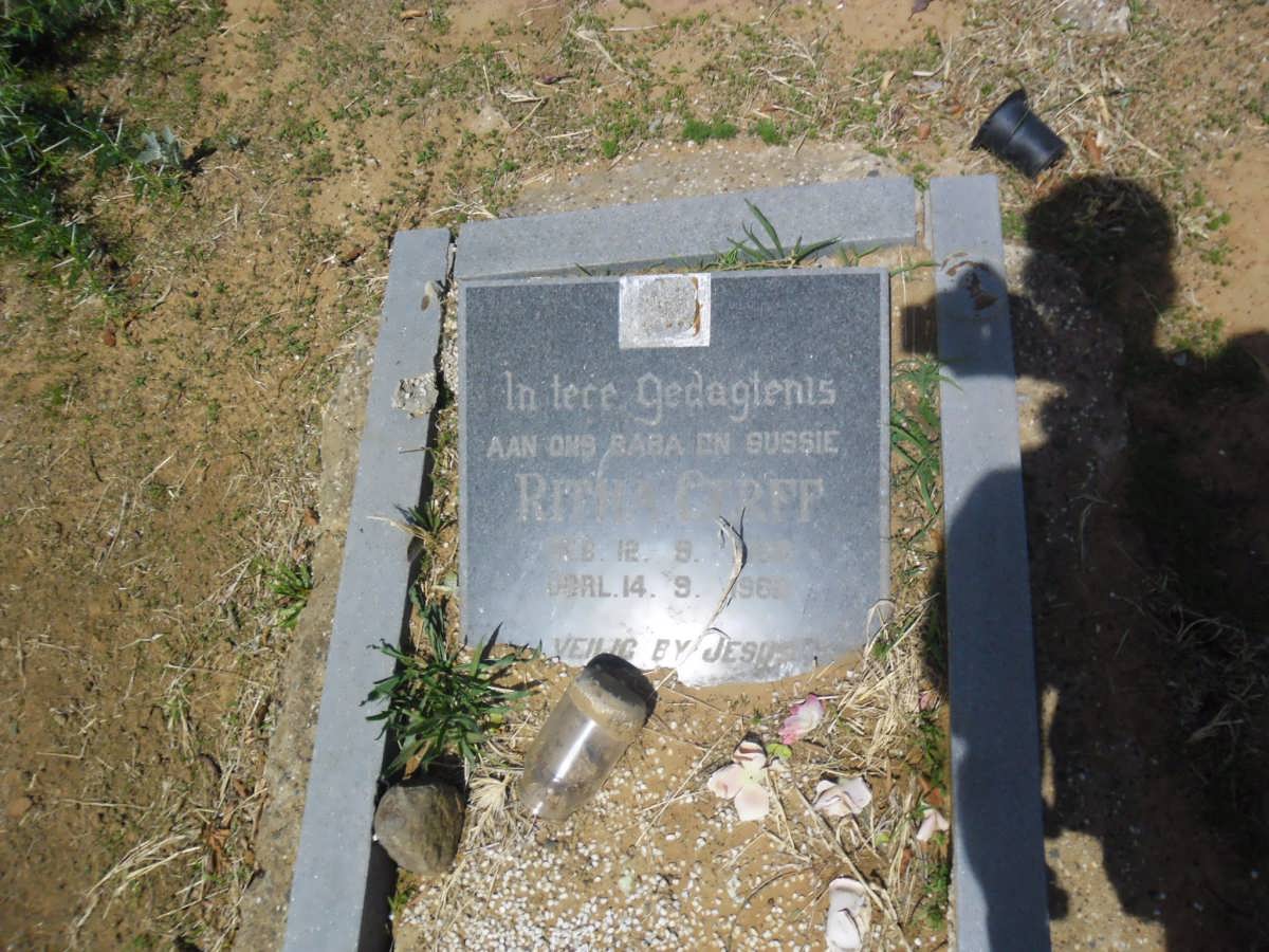 CARFF Ritha 1962-1962