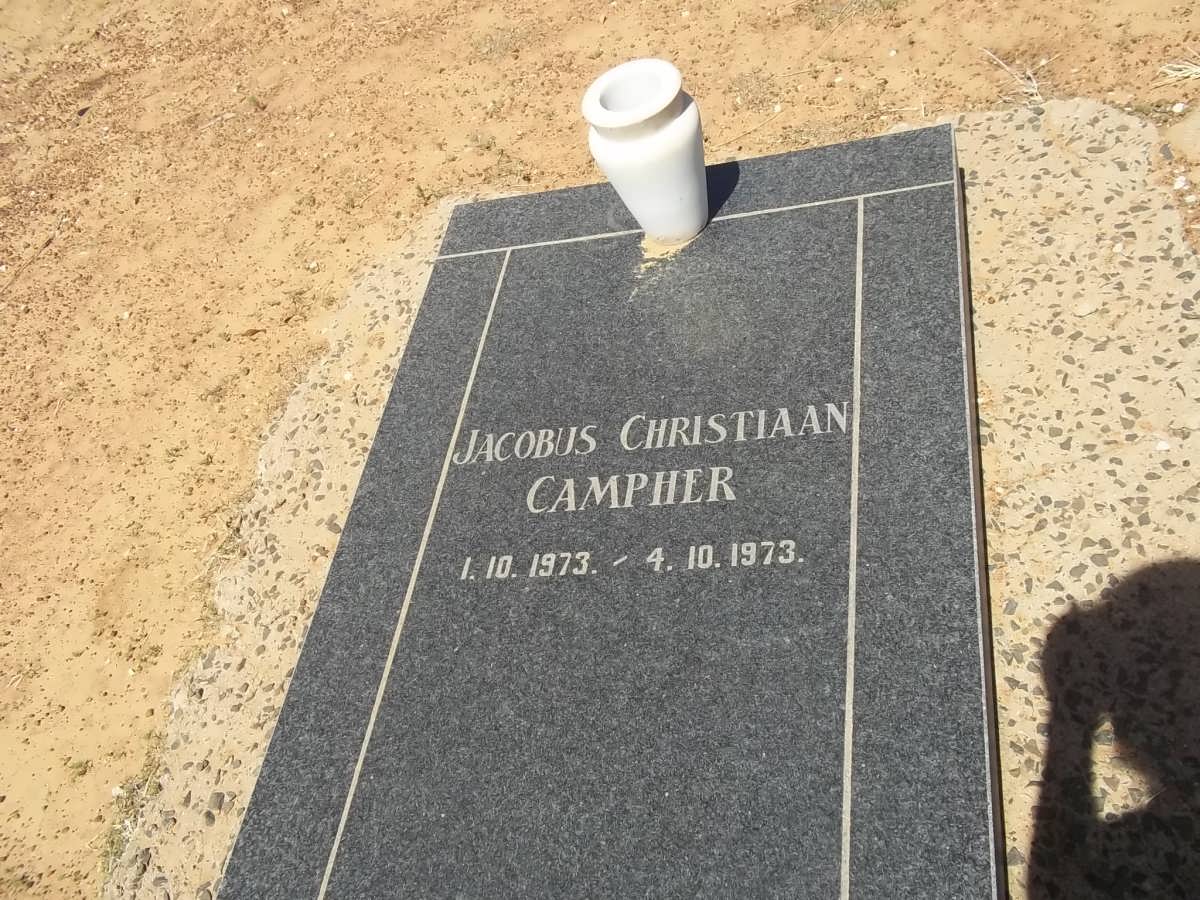 CAMPHER Jacobus Christiaan 1973-1973