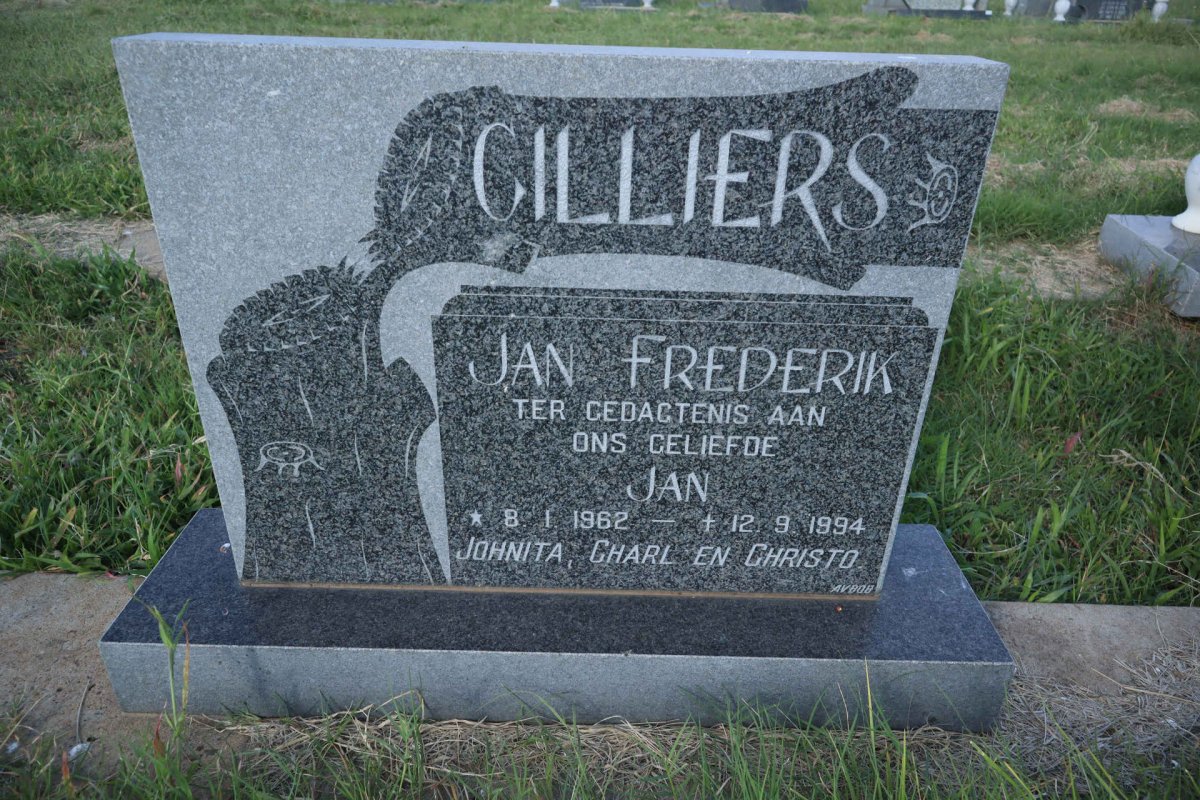 CILLIERS Jan Frederik 1962-1994