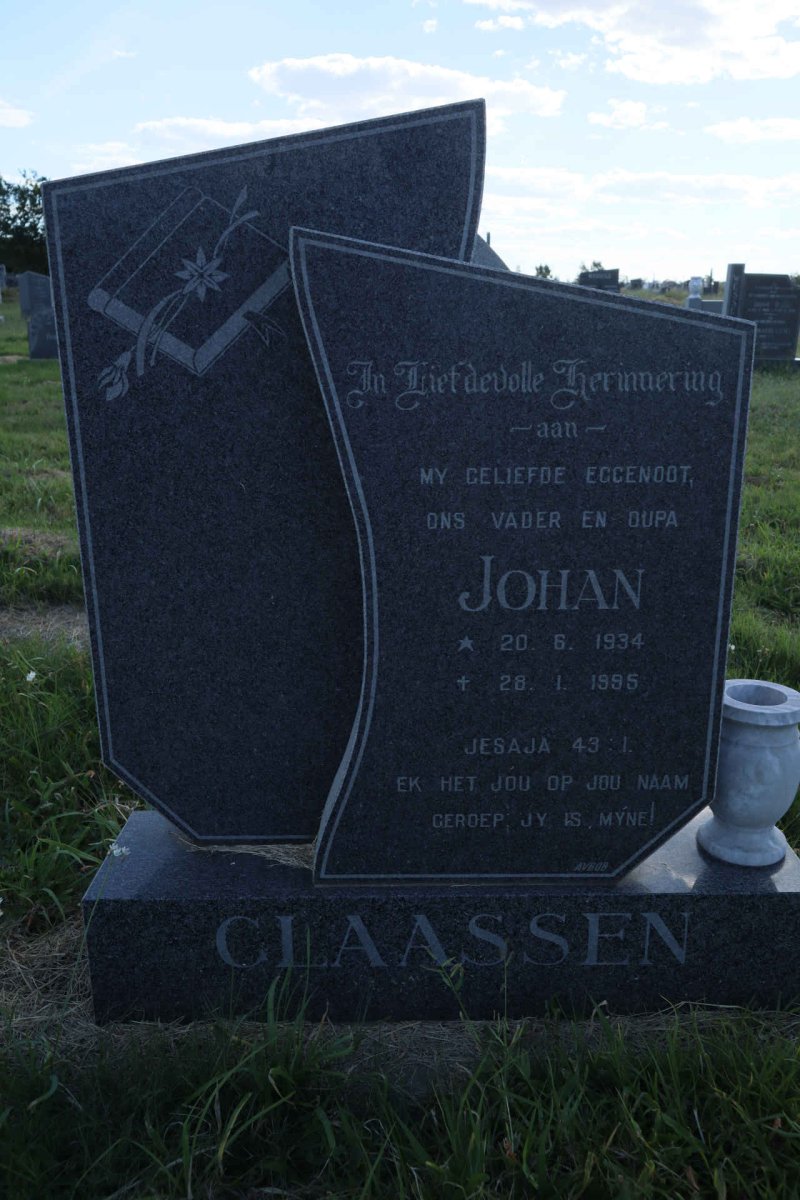 CLAASSEN Johan 1934-1995