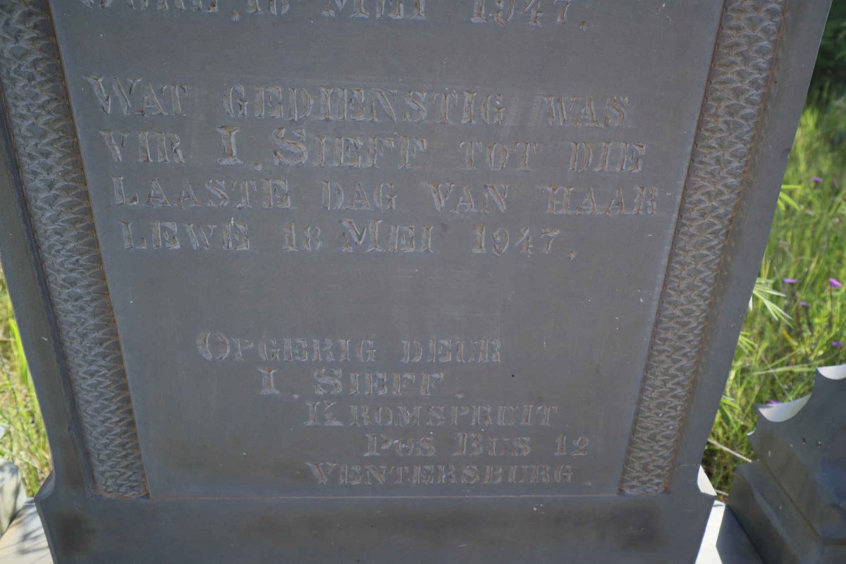CLAASSEN Awelina nee VAN TONDER 1880-1947
