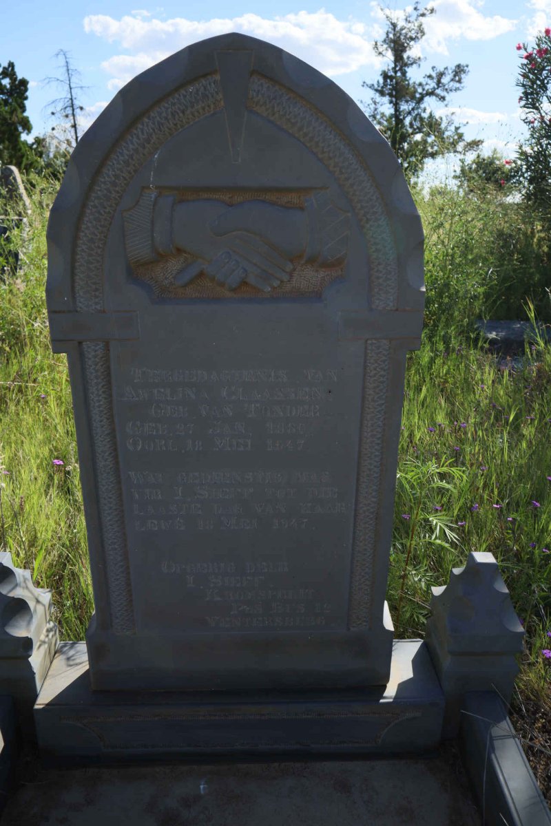 CLAASSEN Awelina nee VAN TONDER 1880-1947