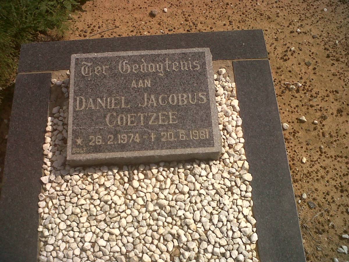 COETZEE Daniel Jacobus 1974-1981