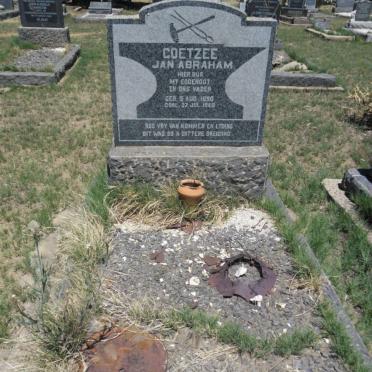 COETZEE Jan Abraham 1890-1950