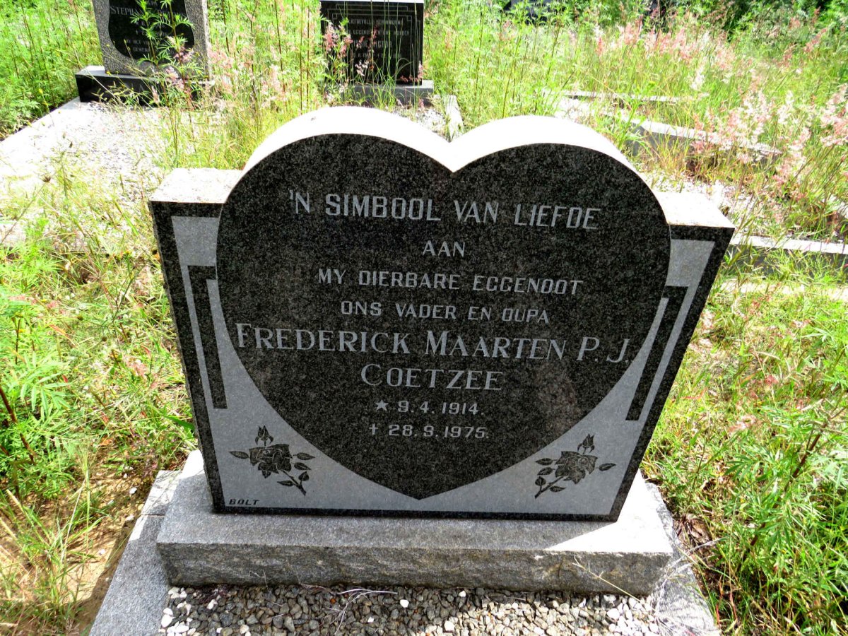 COETZEE Frederick Maarten P.J. 1914-1975