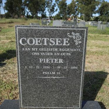 COETSEE Pieter 1936-1996