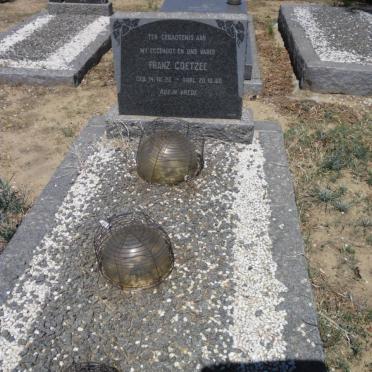 COETZEE Franz 1922-1960