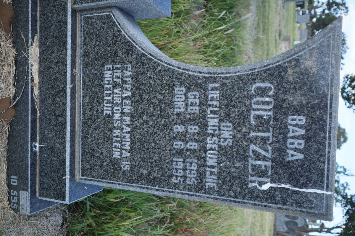 COETZER Baba 1995-1995