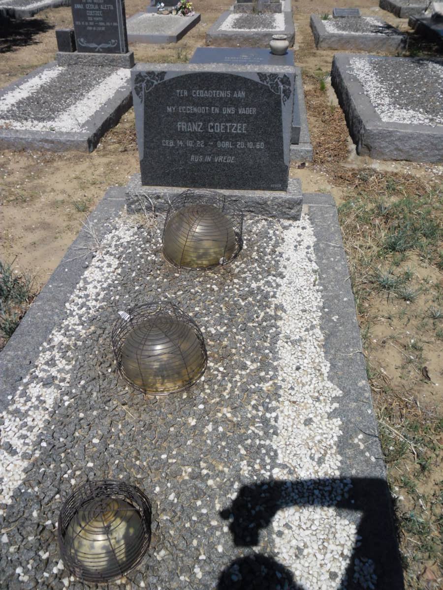 COETZEE Franz 1922-1960