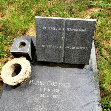 COETZEE Marie 1921-1973 