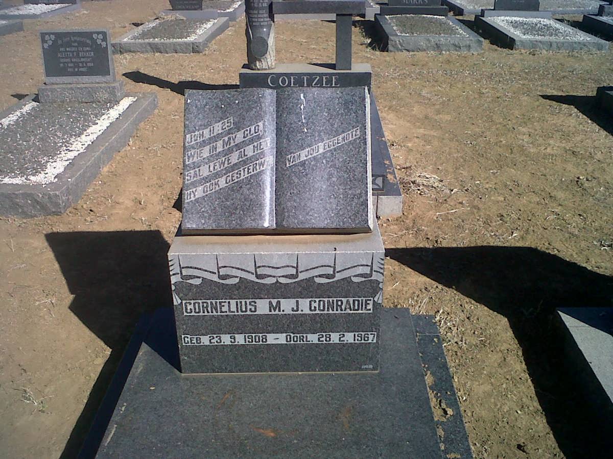 CONRADIE Cornelius M.J. 1908-1967