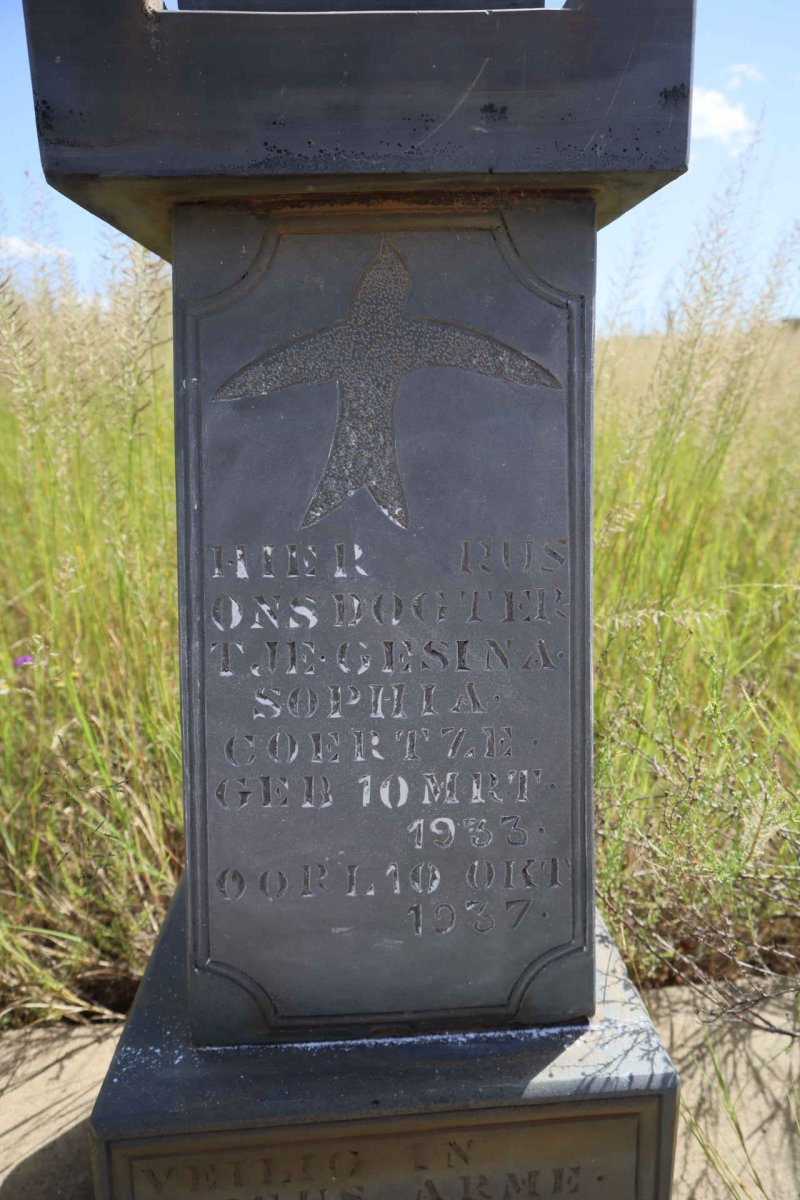 COERTZE Gesina Sophia 1933-1937
