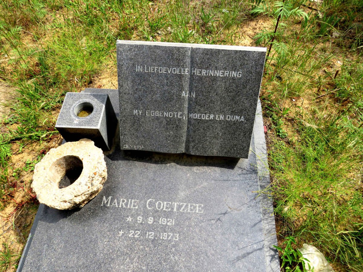 COETZEE Marie 1921-1973 