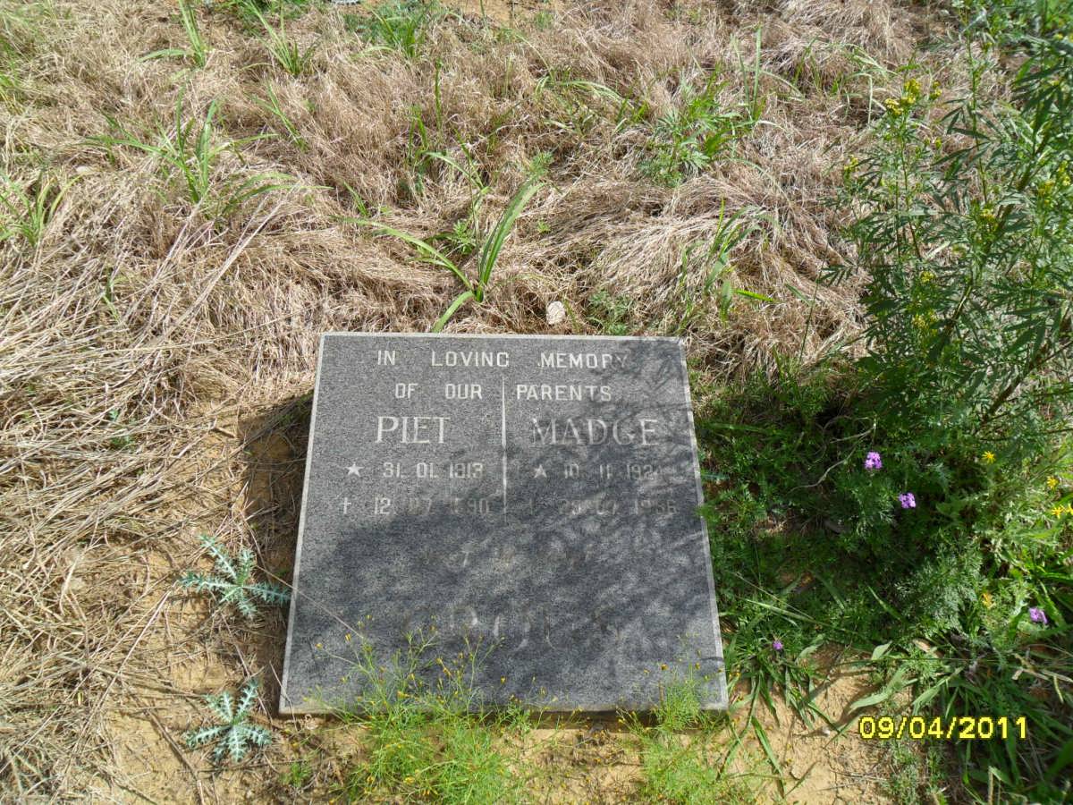 CROUS Piet 1913-1990 &amp; Madge 1924-19?6