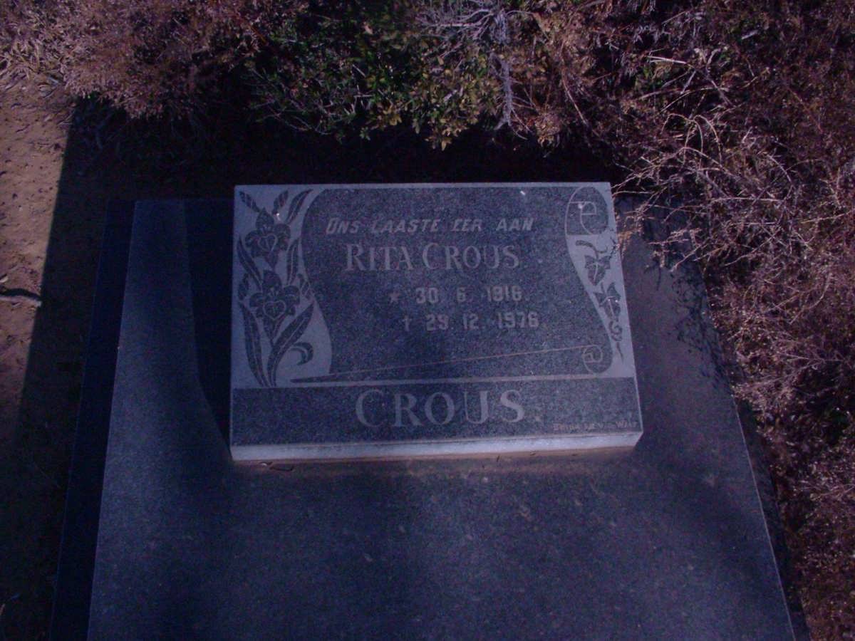 CROUS Rita 1916-1976