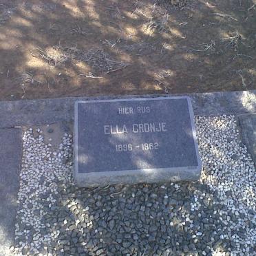 CRONJE Ella 1896-1962