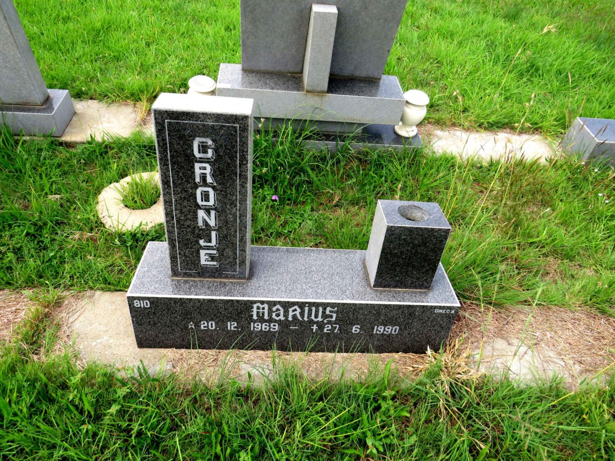 CRONJE Marius 1969-1990