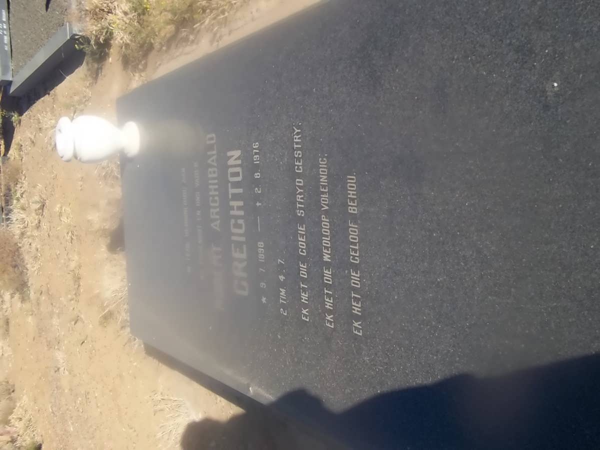 CREIGHTON Robert Archibald 1898-1976