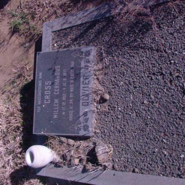 CROSS Willem Gerhardus 1912-1977